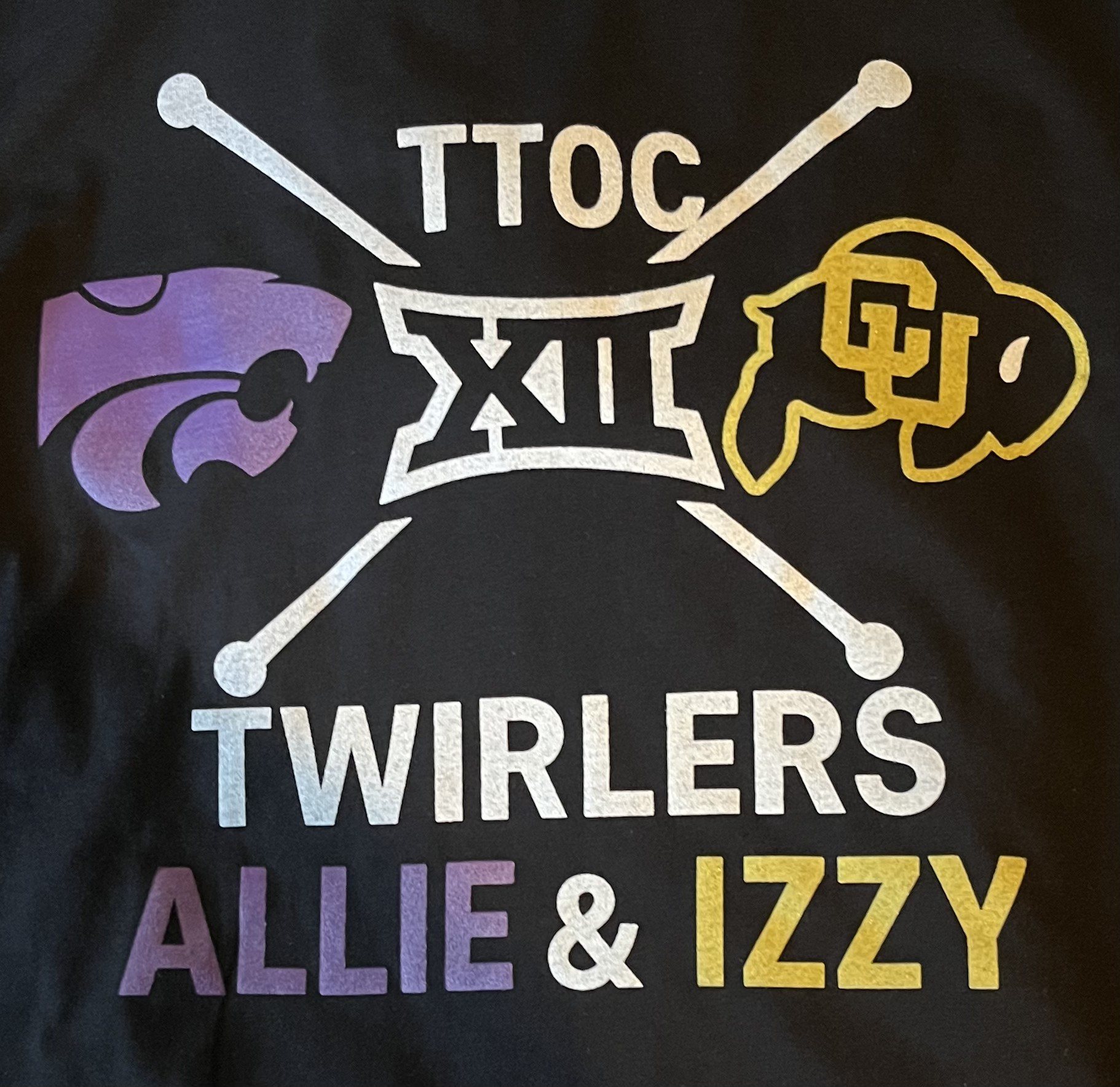 Custom screen printed apparel design